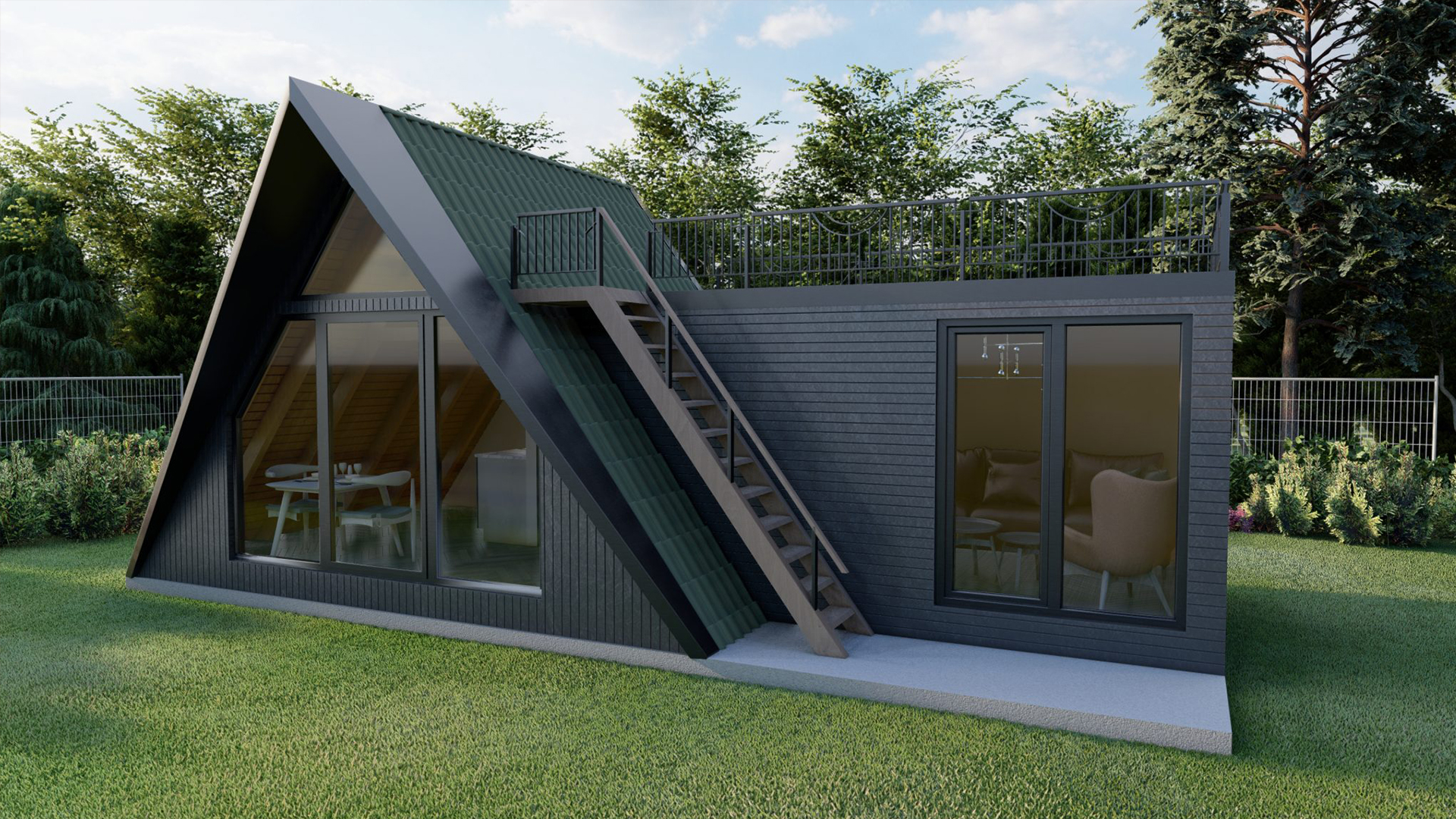 Prefabrik Bungalov Evler