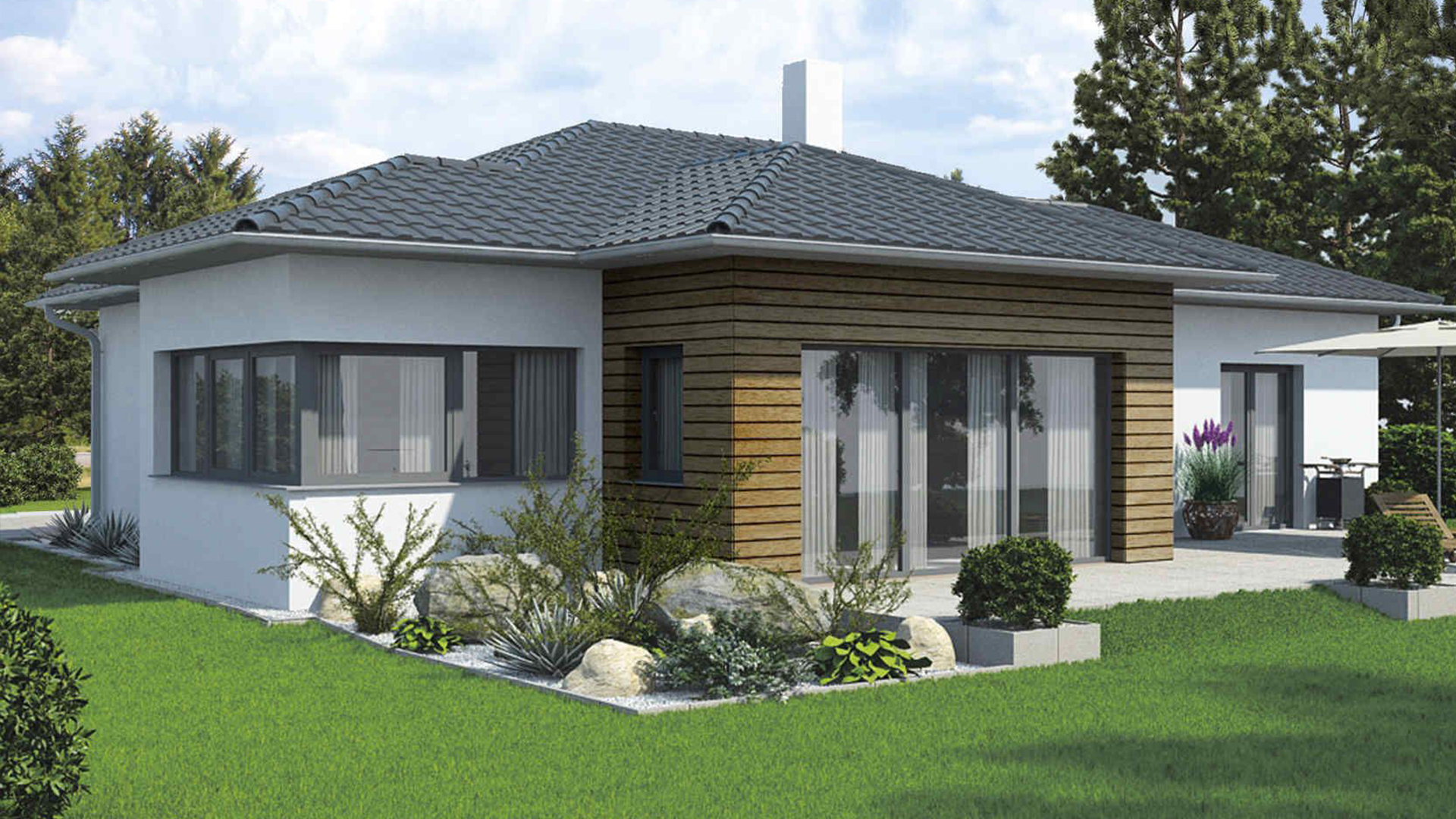 Prefabrik Bungalov Evlerde Modern Tasarım