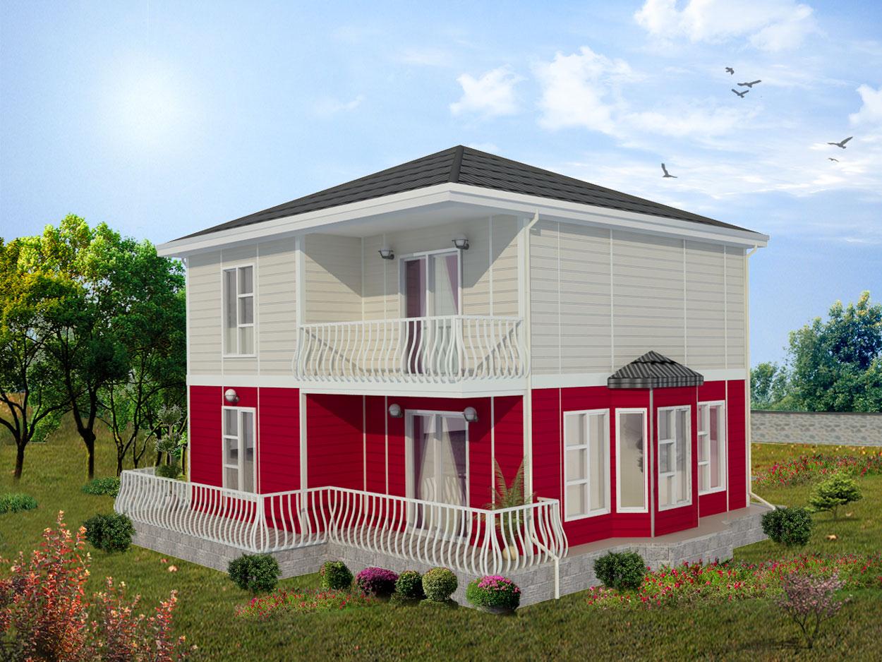 Prefabrik Bungalov Ev