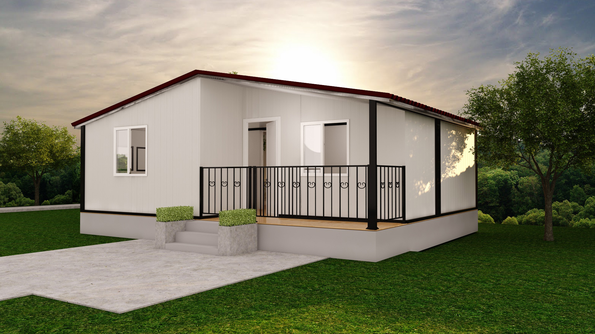 Prefabrik Bungalov Ev